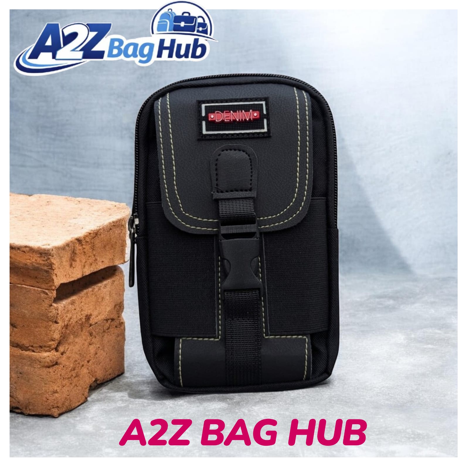 Bikers Bag(Black Color)= ফ্রি হোম ডেলিভারি