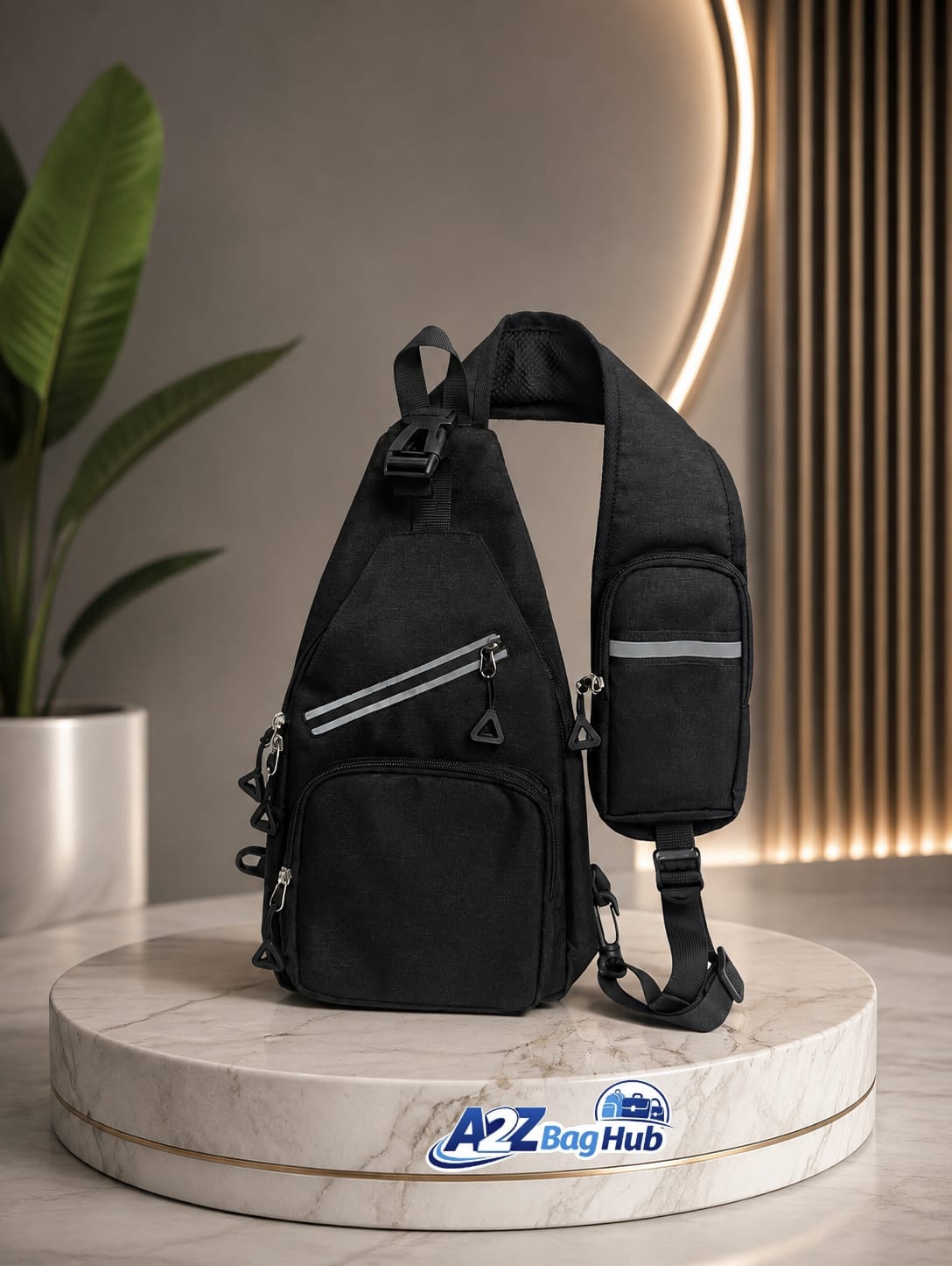 Sling Shoulder Bag(Black)